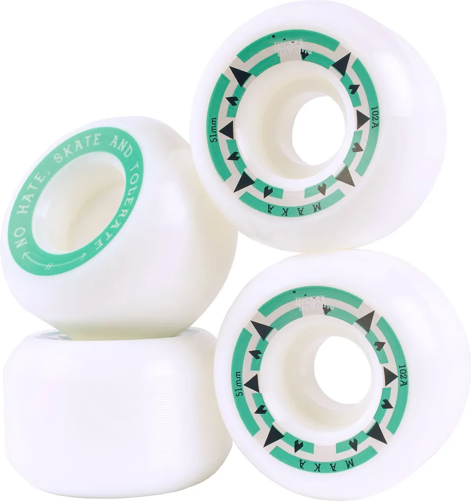 Jucker Hawaii Maka ruote skateboard 51mm 102A set 4 pezzi