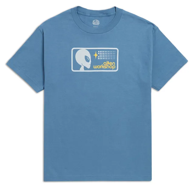 Alien Workshop Strobe Badge T-Shirt cotone blu taglia L
