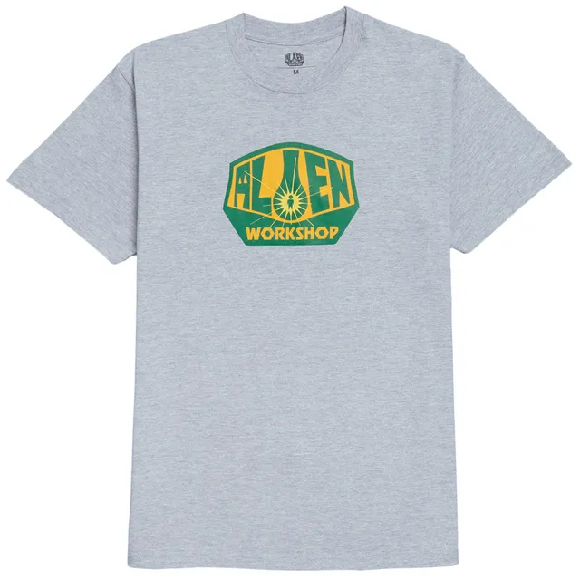 Alien Workshop OG Logo t-shirt grigio cotone