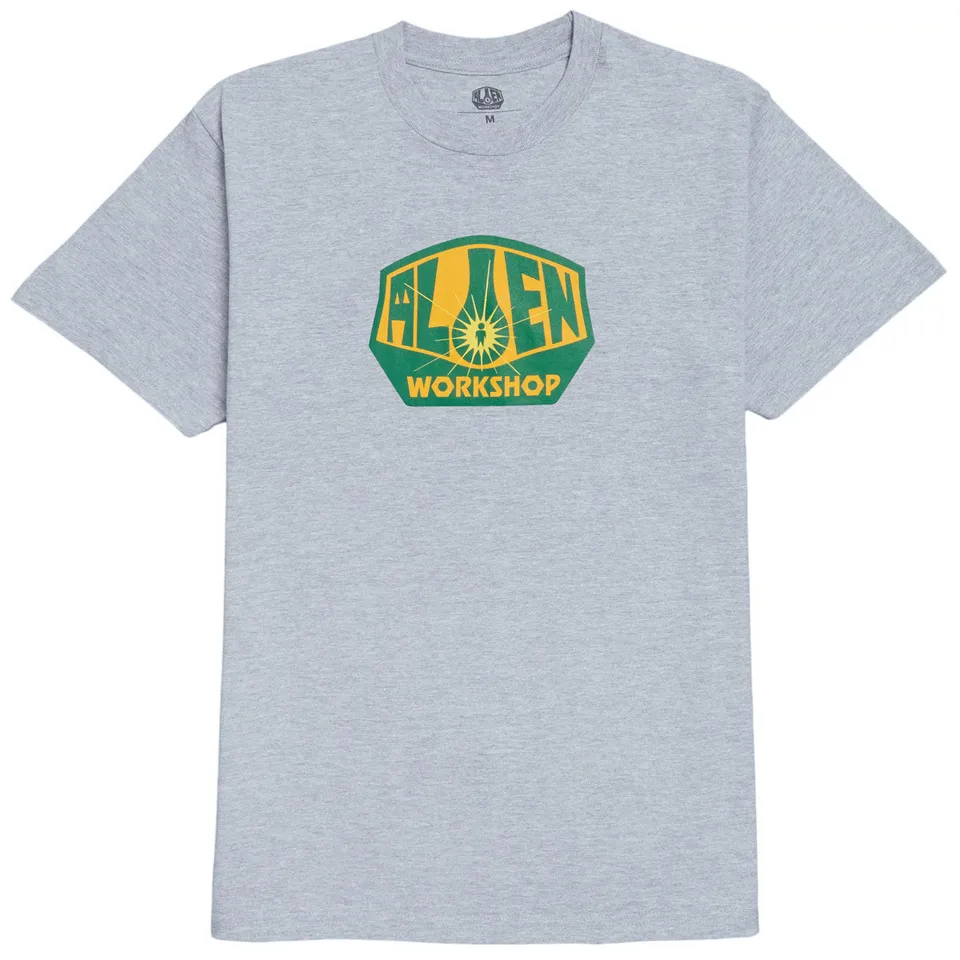 Alien Workshop OG Logo t-shirt grigio cotone