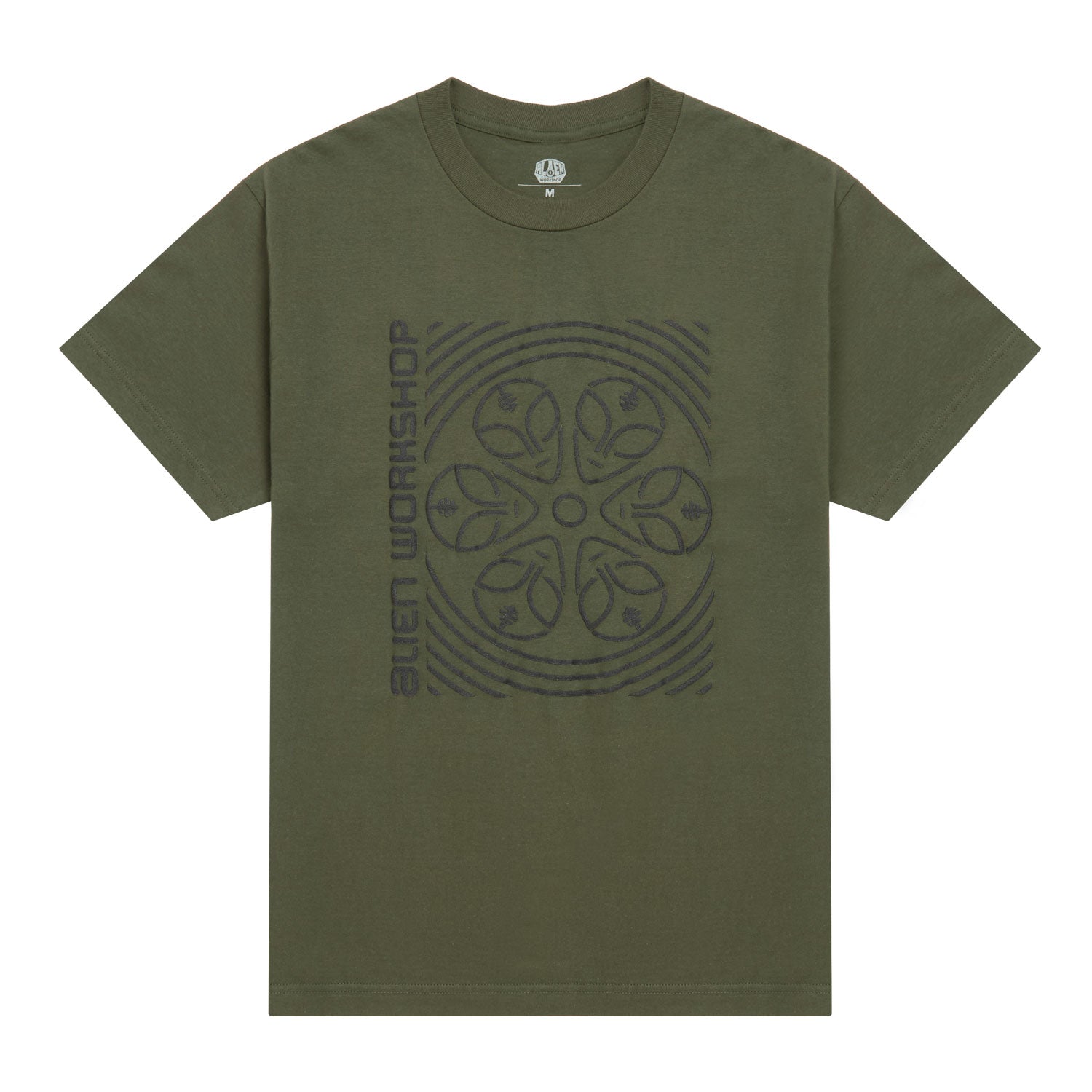 Alien Workshop Watcher maglietta verde fatigue cotone