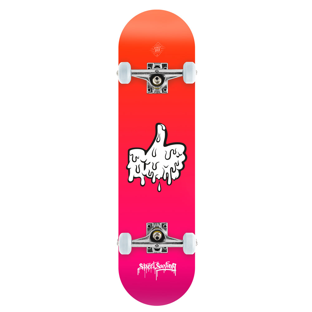 Street Surfing Street Skate 31" skateboard Melting Hand acero