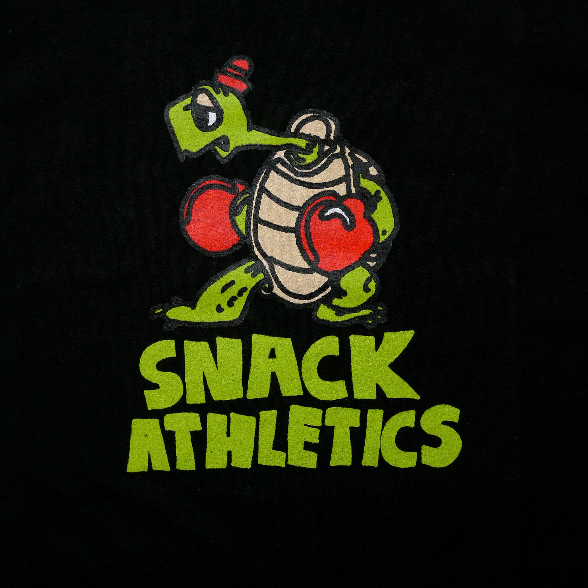 Snack Athletics T-Shirt Nera in Cotone Taglia M