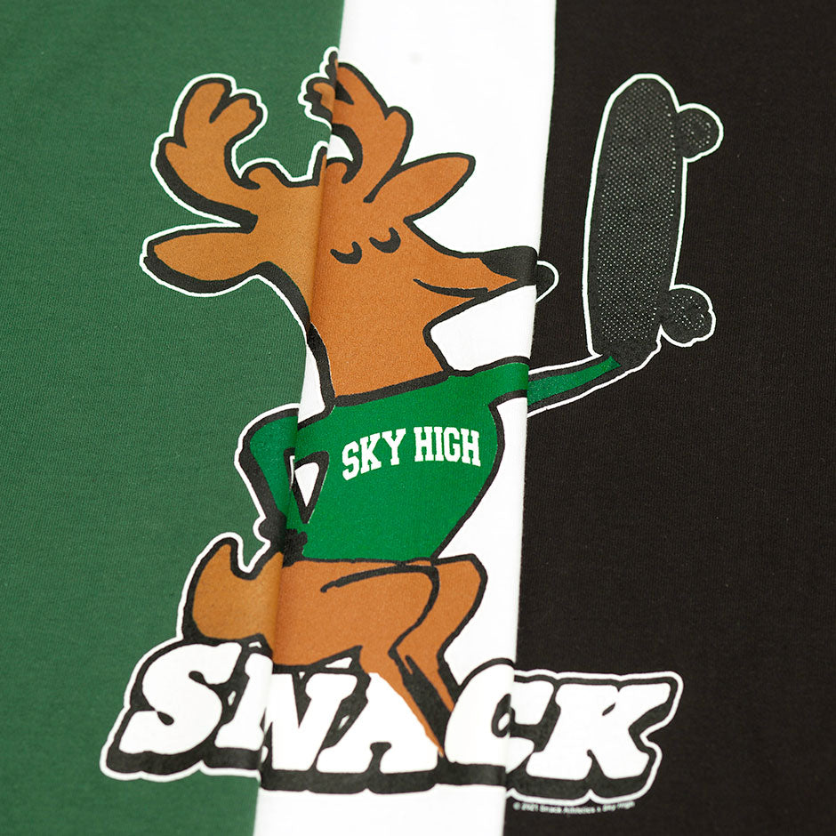 Snack Sky High t-shirt pine verde cotone
