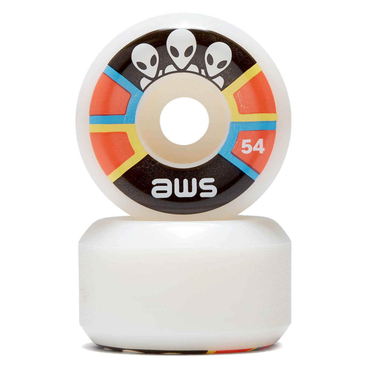 Alien Workshop Triad 97a ruote skate bianche 54mm
