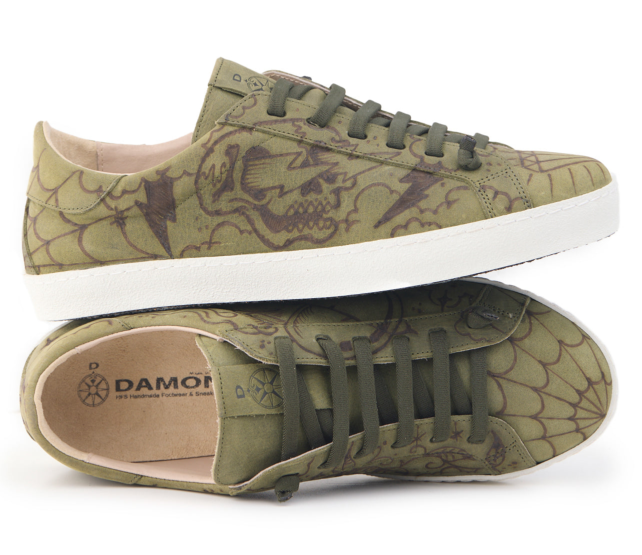AC Longboards Biko Cipresso Hard Luck sneakers pelle