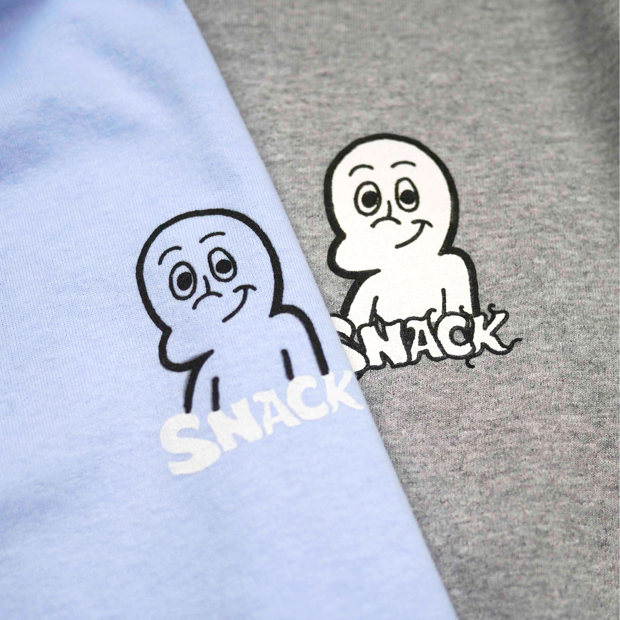 Snack Casper t-shirt cotone sky blue