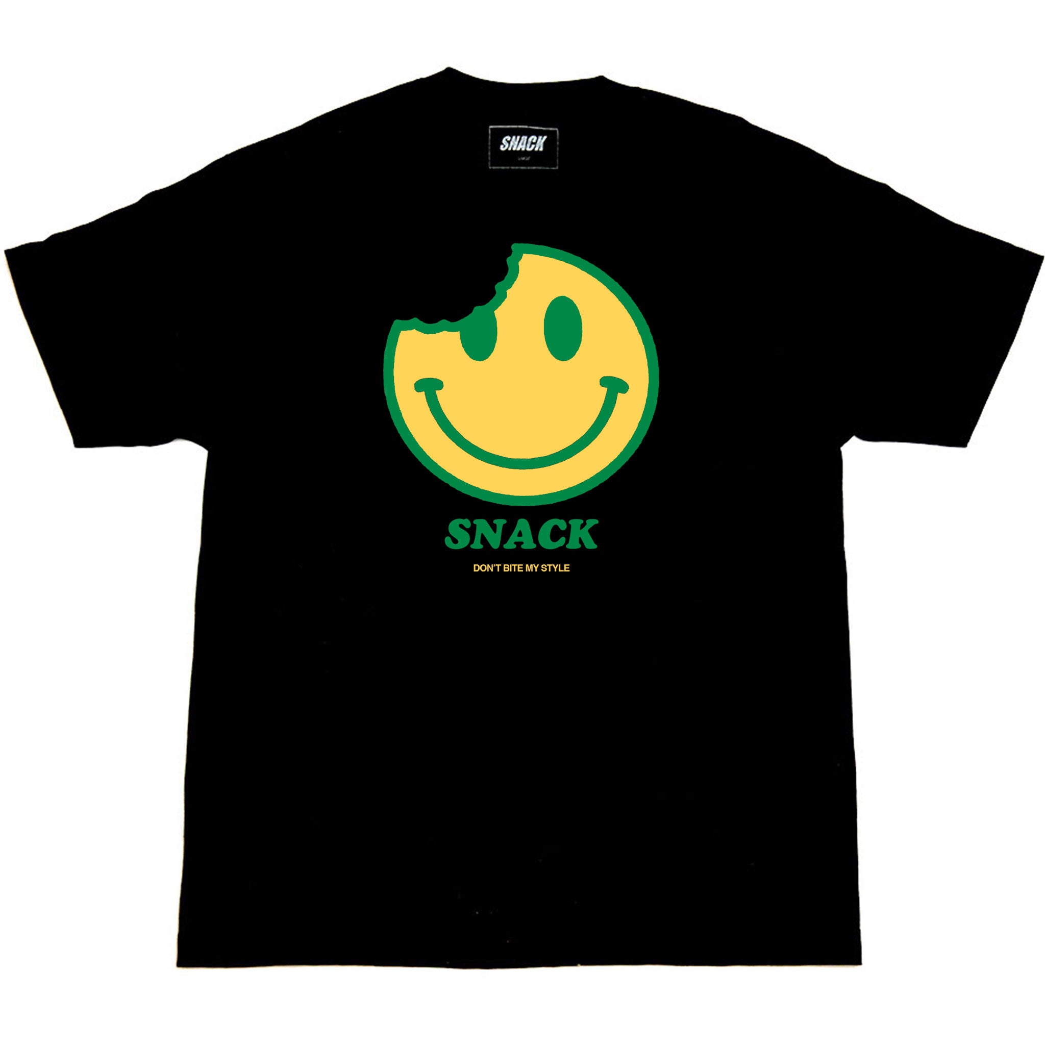 Snack Bite t-shirt cotone nera