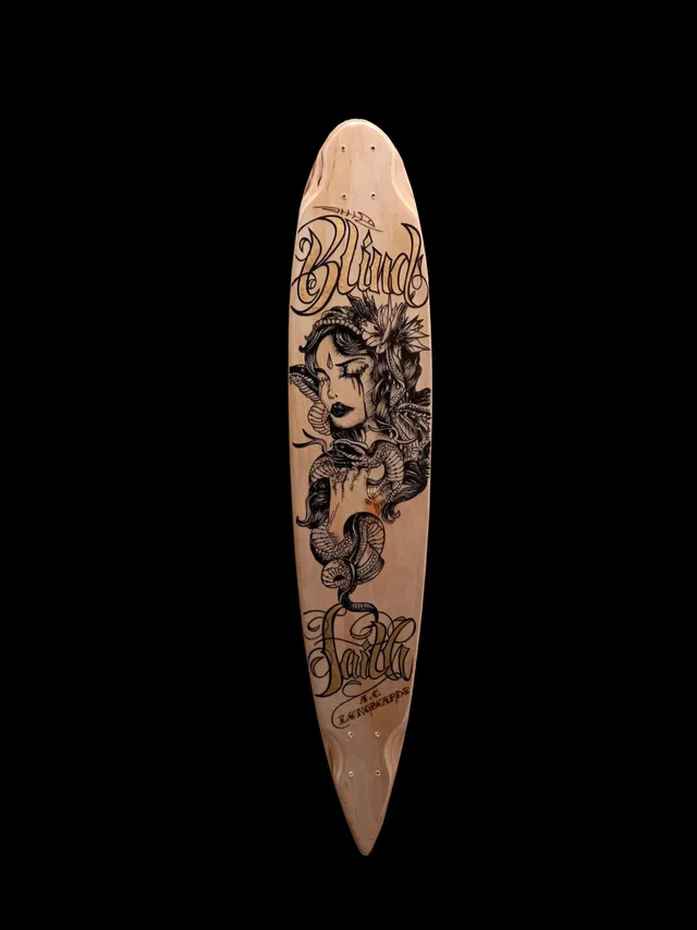 AC Longboards Blind Faith tavola pintail 43,3” betulla