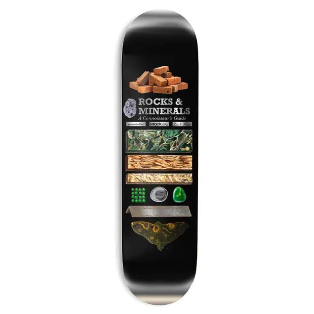 Snack Zack May Rocks Minerals tavola skate 8.38