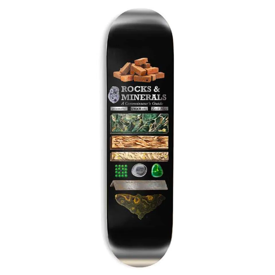 Snack Zack May Rocks Minerals tavola skate 8.38