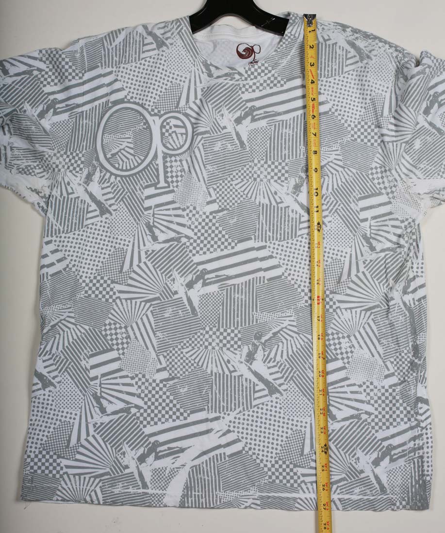 Ocean Pacific All-Over-Print t-shirt bianca L in cotone