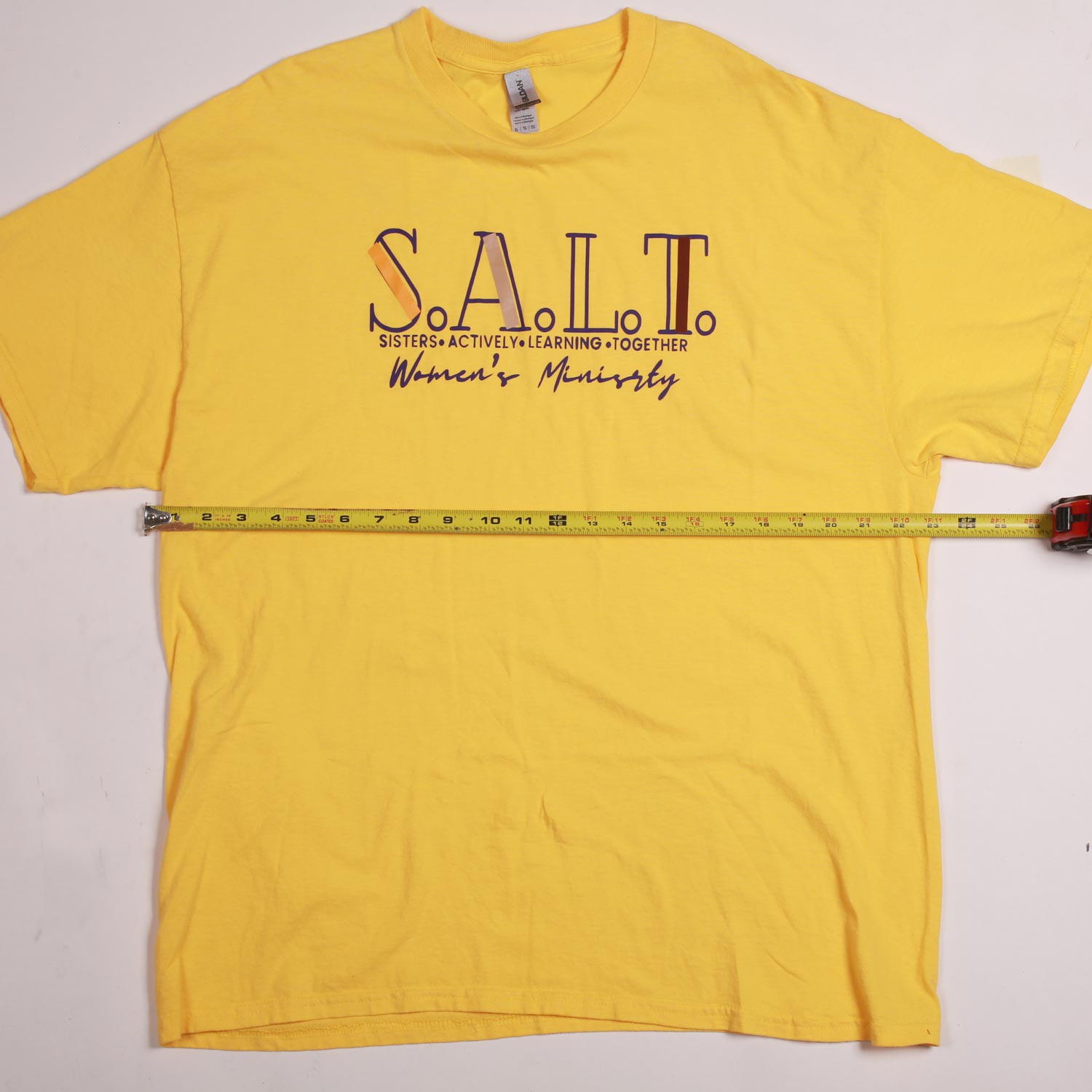 Theories S.A.L.T. Ministry t-shirt gialla XL 100% cotone
