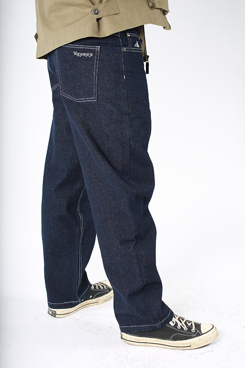 Theories Pavillion jeans skate baggy indaco raw