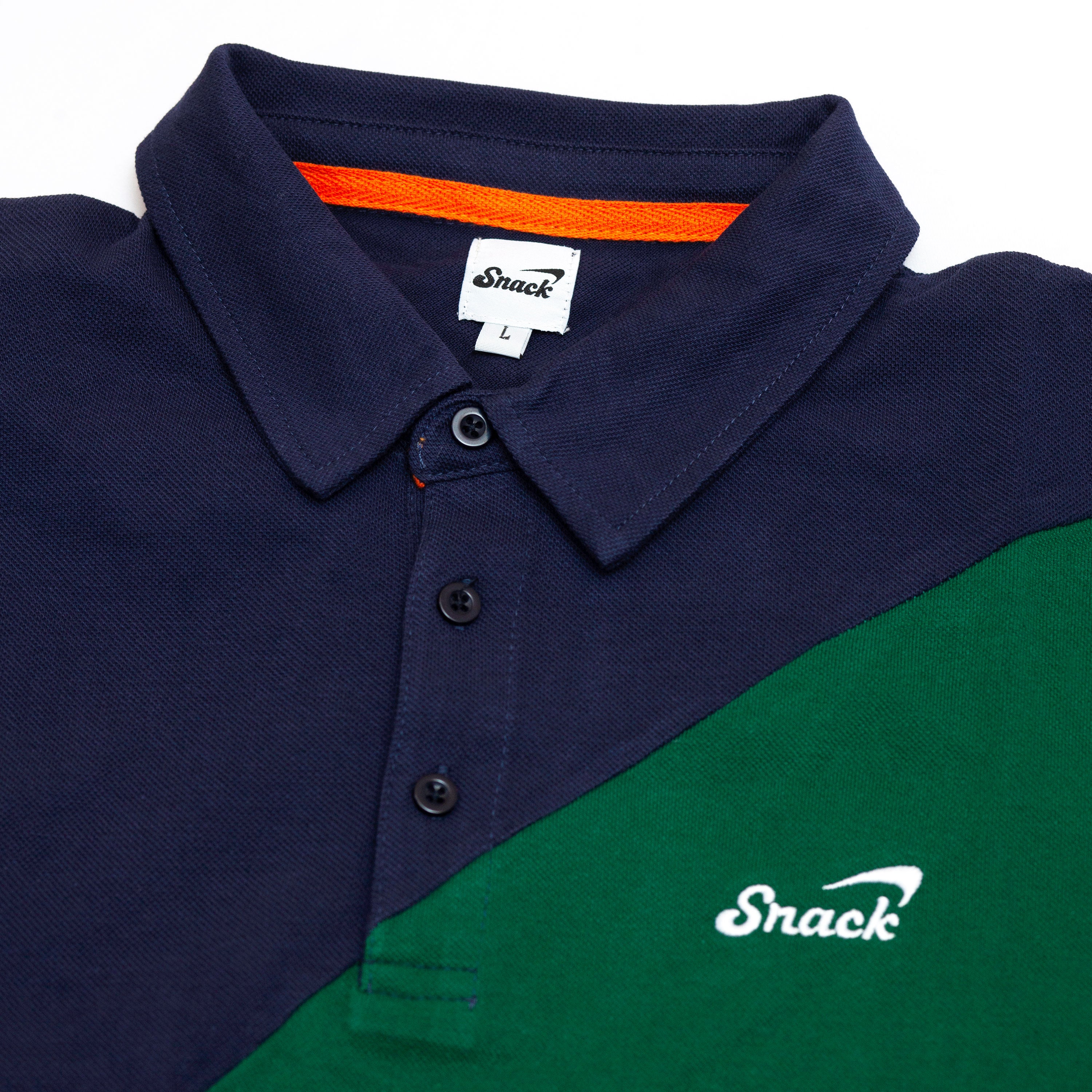 Snack Alive Wave polo cotone piqué ricamata