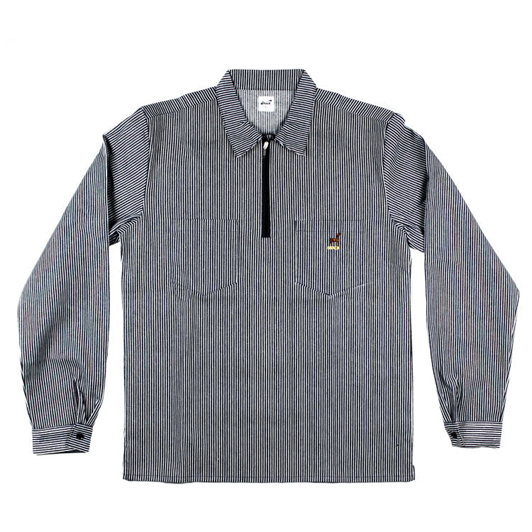 Snack Skateboarding Buck work shirt zip cotone