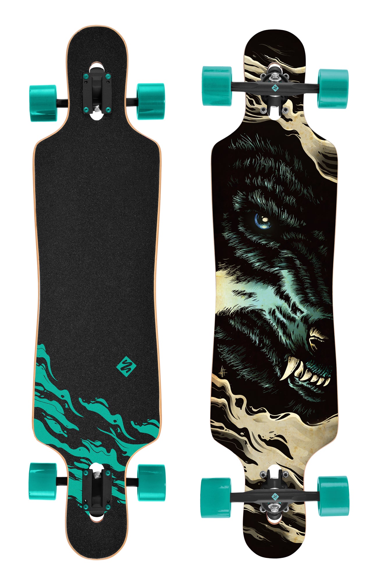 Street Surfing Curve Freeride 39 longboard Wolf drop-through