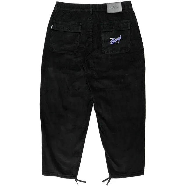 Snack Mic Check pantaloni skate velluto nero 30