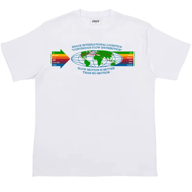 Snack Continuous Flow t-shirt cotone bianco