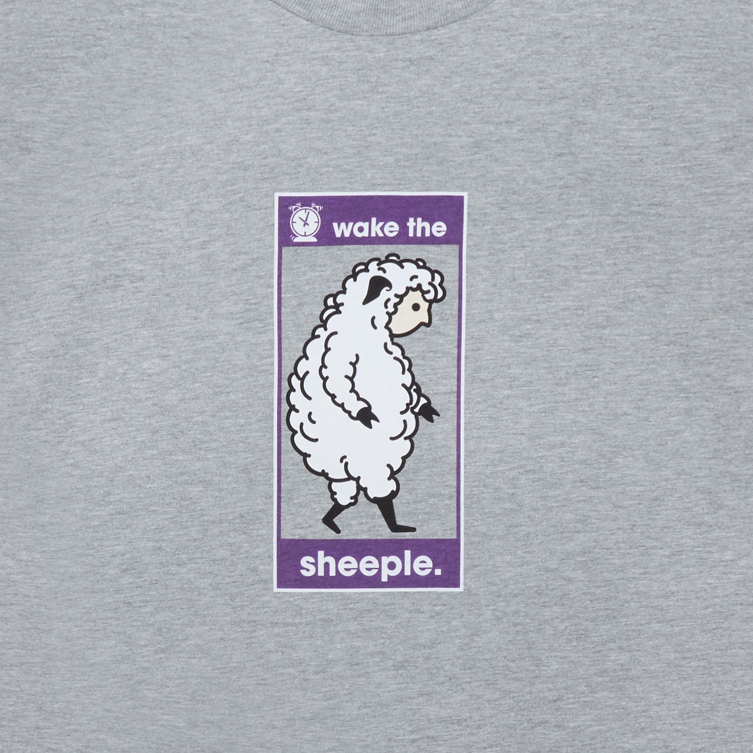 Alien Workshop Wake The Sheeple maglietta grigio cotone