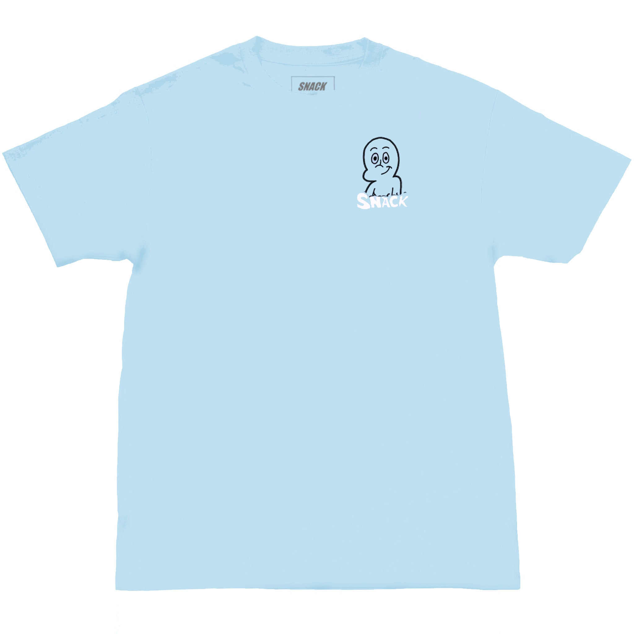 Snack Casper t-shirt cotone sky blue
