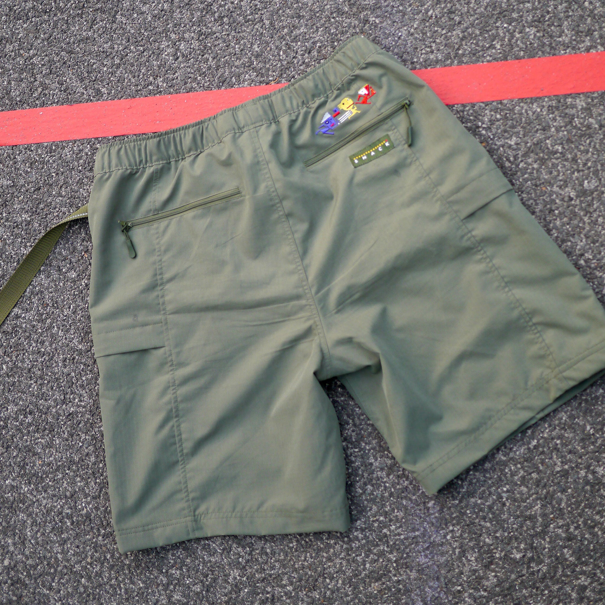Snack Run It Back pantaloncini XL nylon nero