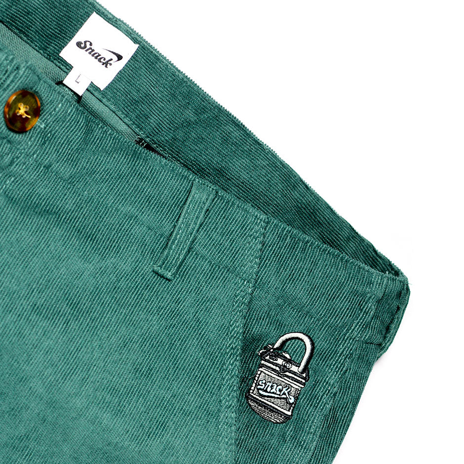 Snack Skateboarding Unlock pantalone cargo salvia velluto