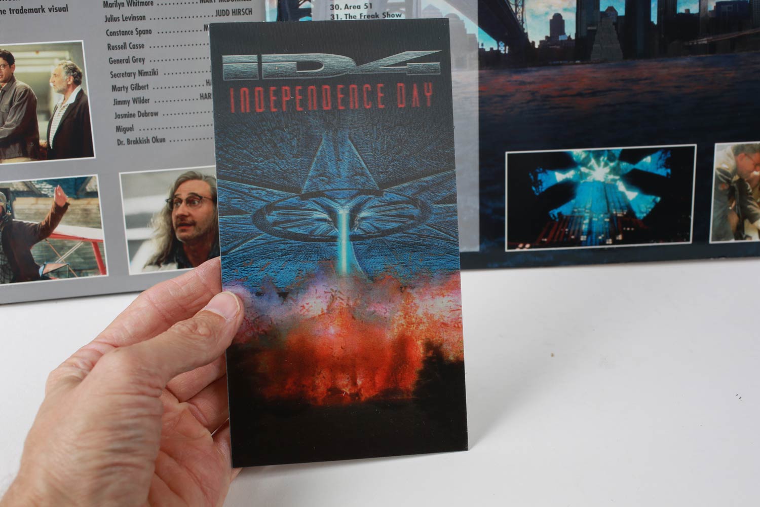 Independence Day 1996 film laserdisc vintage originale