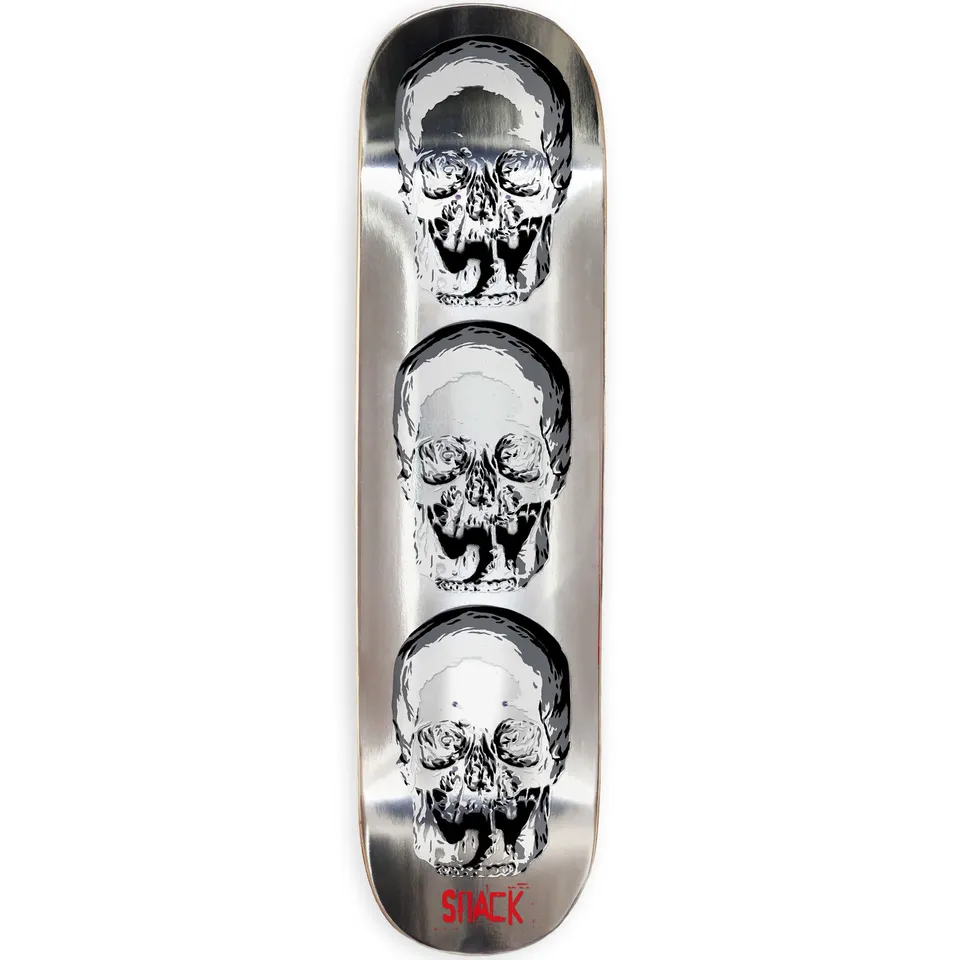 Snack Skateboarding Booonesaw tavola argento riflettente
