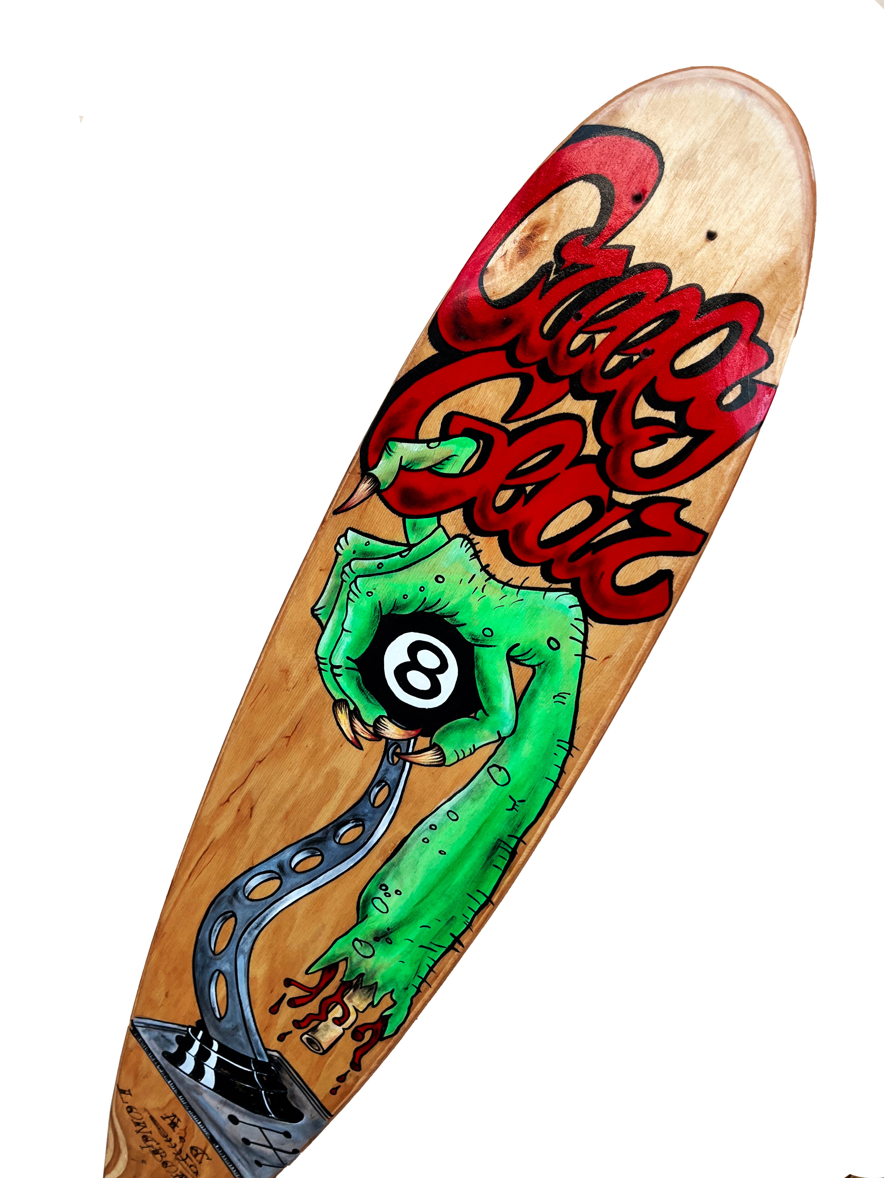 AC Longboards Pintail Creepy Gear longboard 43,3" resina