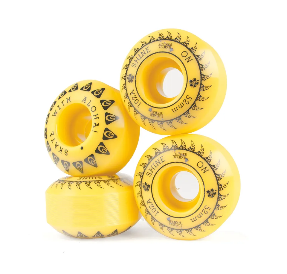 Jucker Hawaii Ruote Skateboard 52 mm 102A Street Set 4 Pezzi