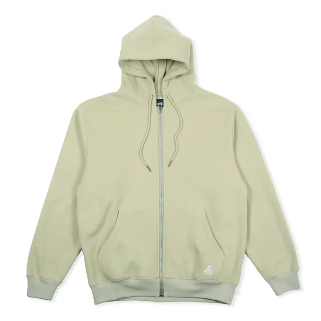 Theories Scribble Zip Hoodie felpa lime cotone