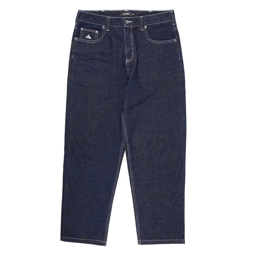 Theories Pavillion jeans skate baggy indaco raw