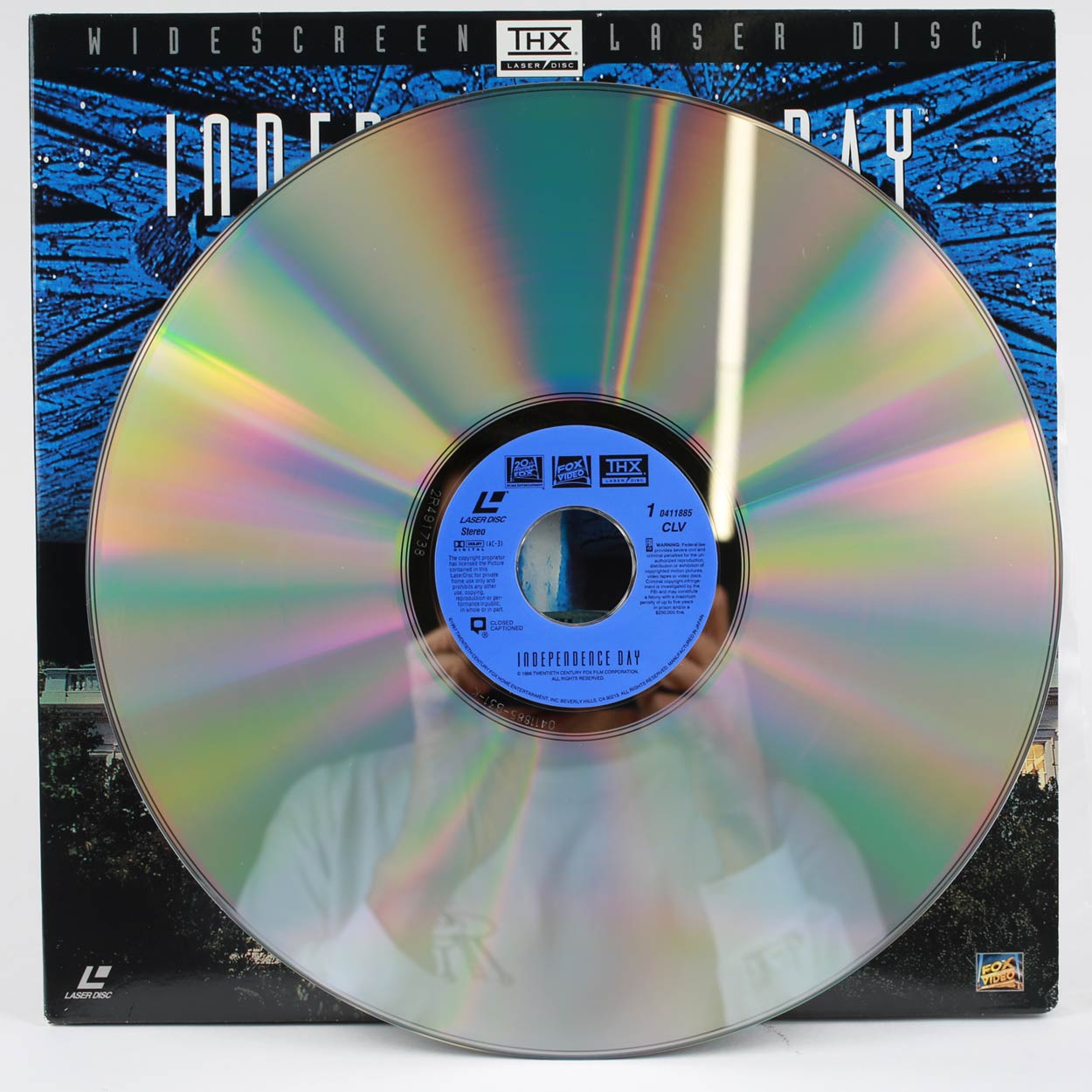 Independence Day 1996 film laserdisc vintage originale