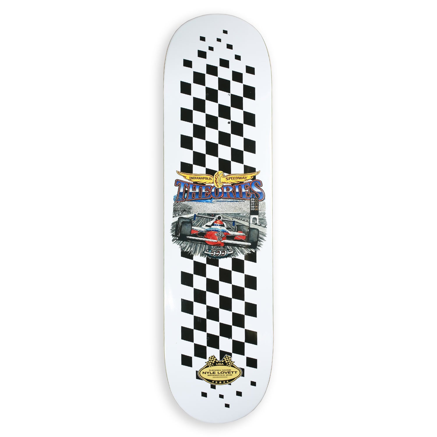 Theories Nyle Lovett Speedway tavola skate 8.25 legno acero