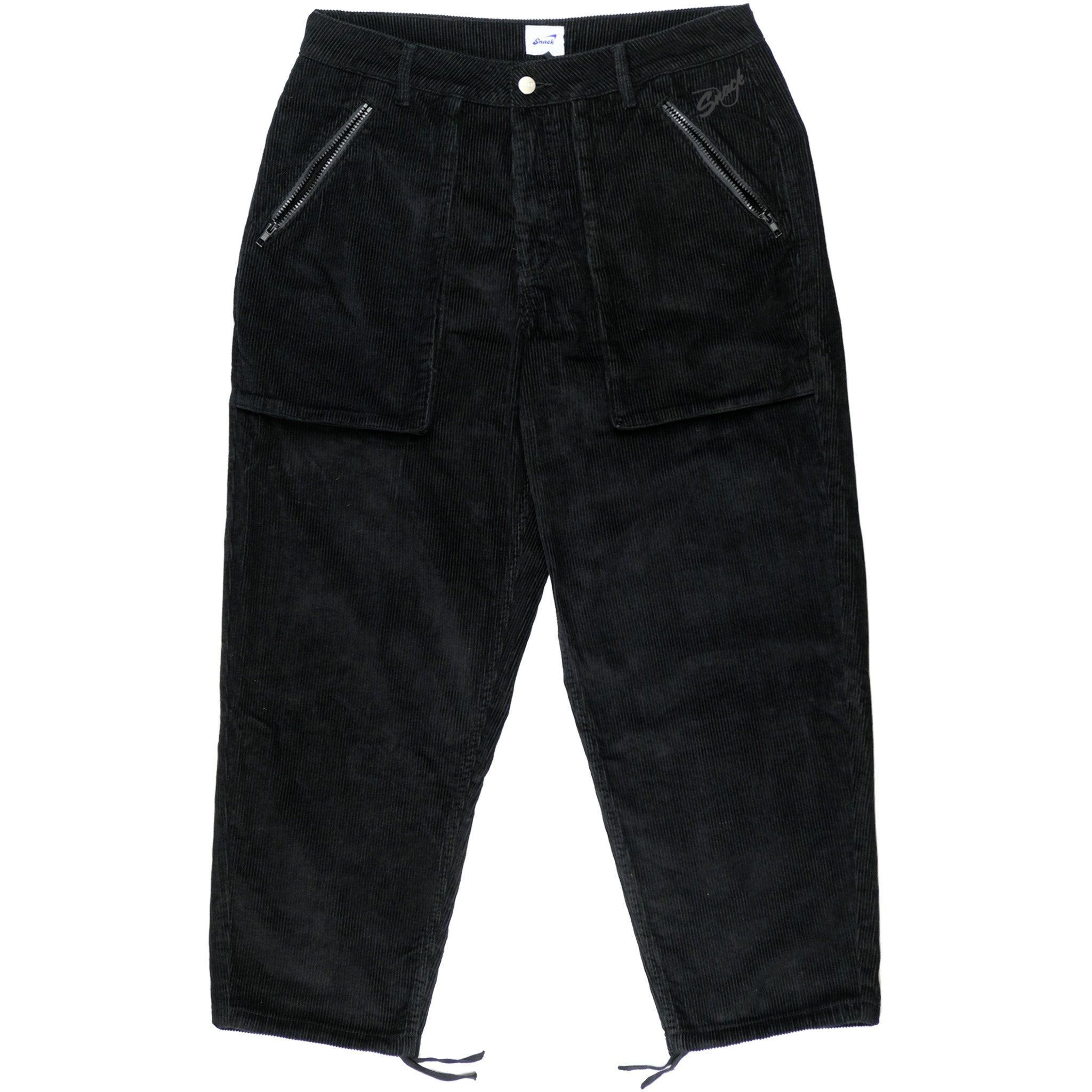 Snack Mic Check pantaloni skate velluto nero 30