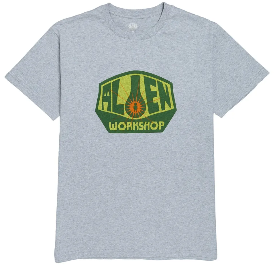Alien Workshop OG Logo 90s t-shirt grigia cotone
