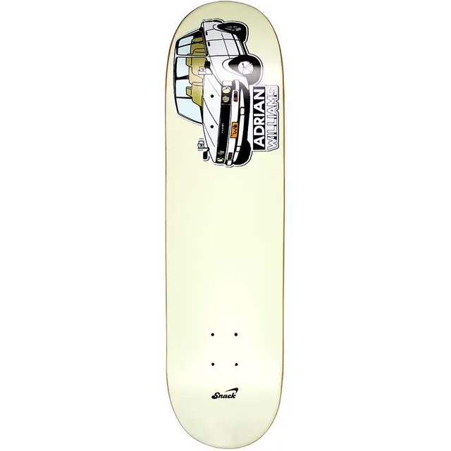 Snack Skateboarding Williams Adrian's Whip tavola 8.125 bianca