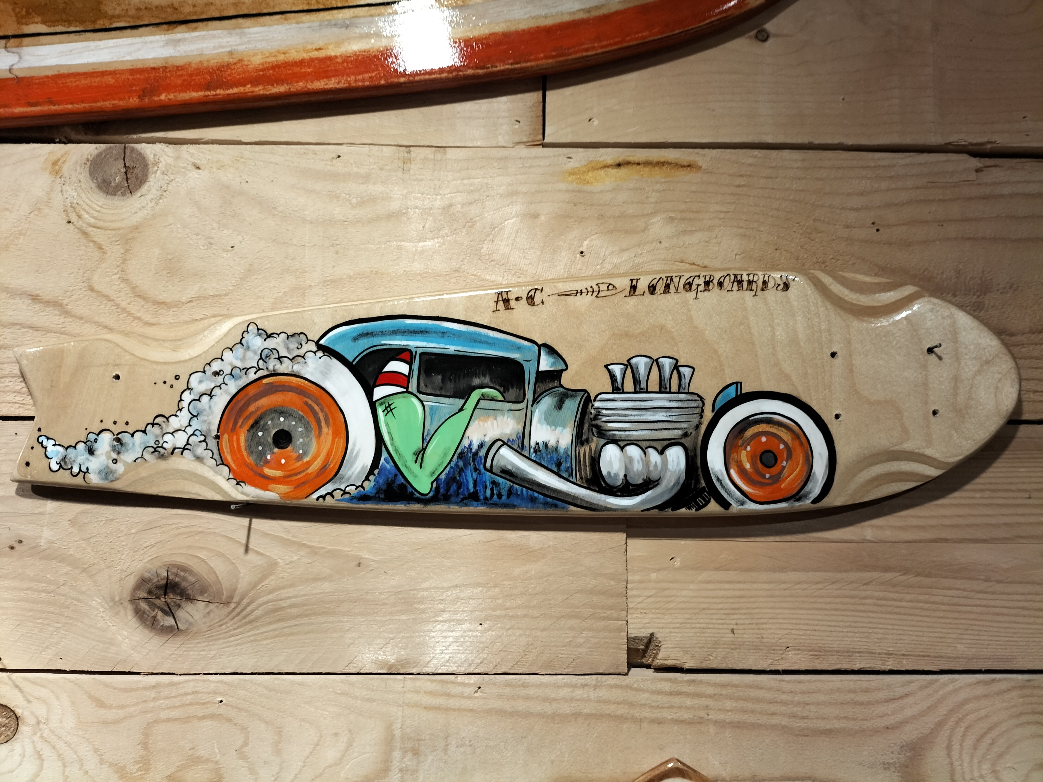 AC Longboards Monster Rod tavola mini cruiser 25” betulla