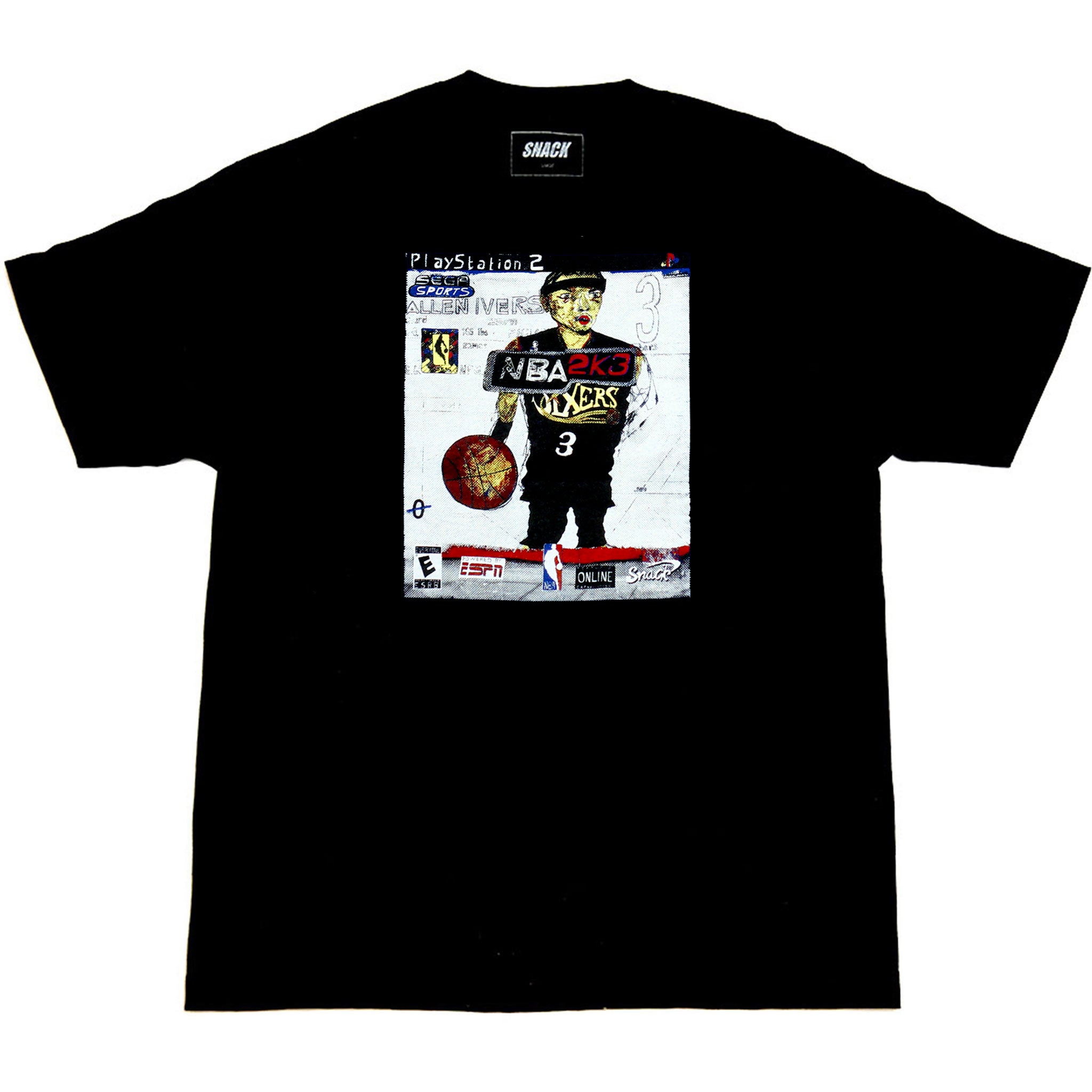 Snack Skateboarding A.I. t-shirt nera cotone