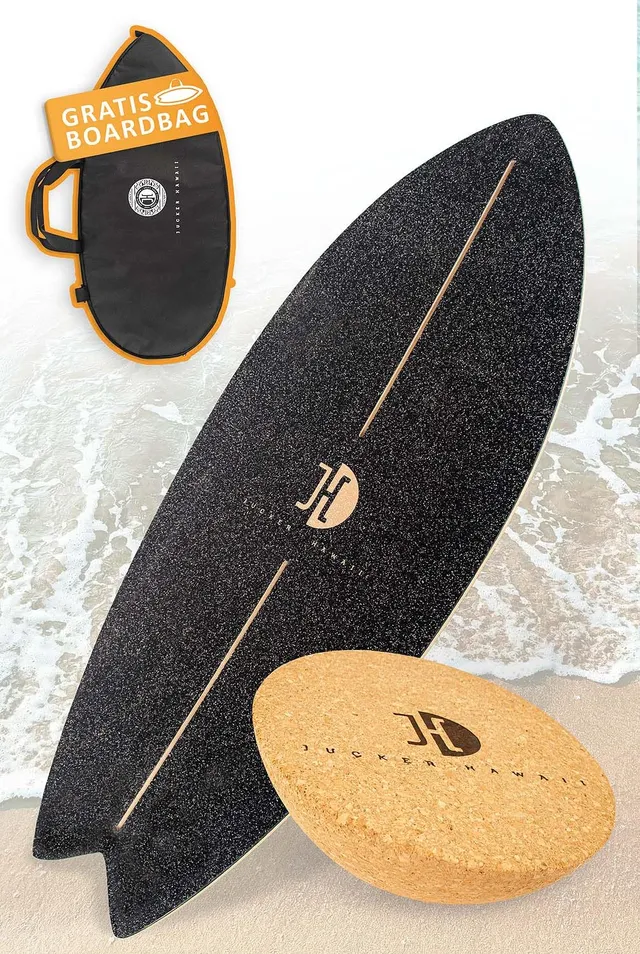 Jucker Hawaii Ocean Rocker balance board nera sughero