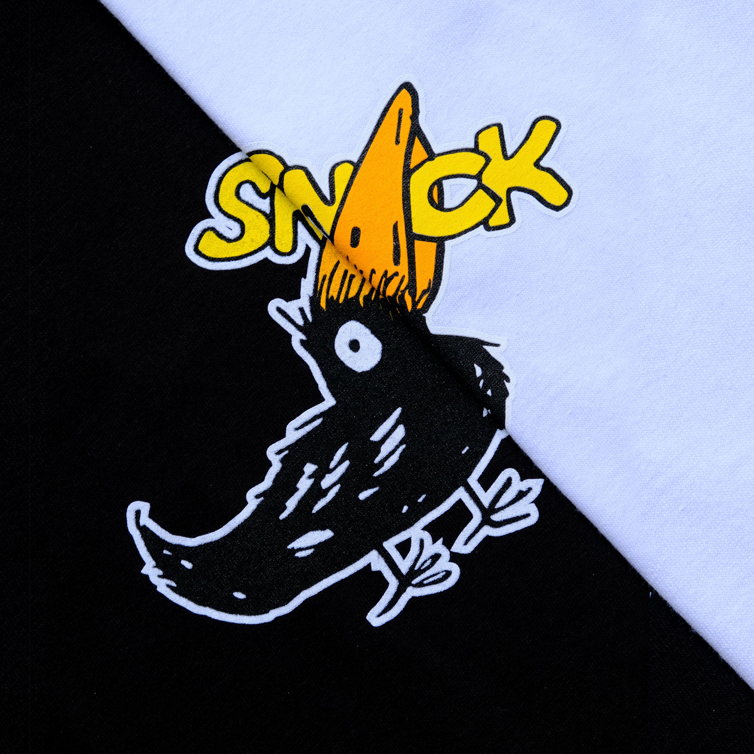 Snack Blackbird t-shirt bianca M cotone