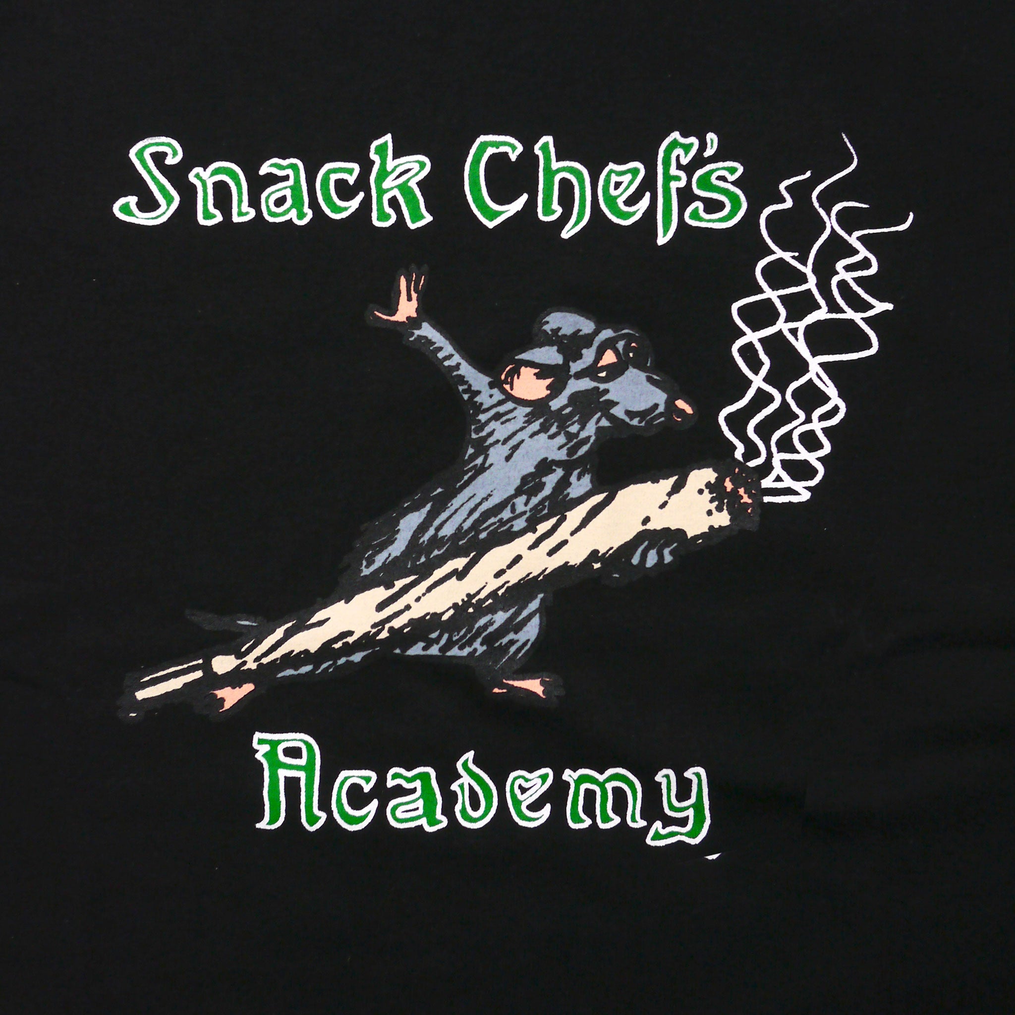 Snack Skateboarding Chef's Academy maglietta verde cotone