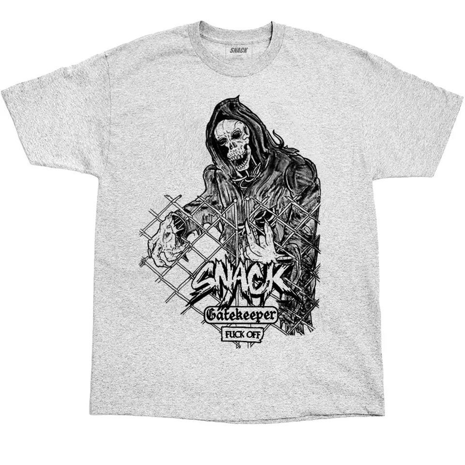 Snack Gatekeeper t-shirt cotone ash
