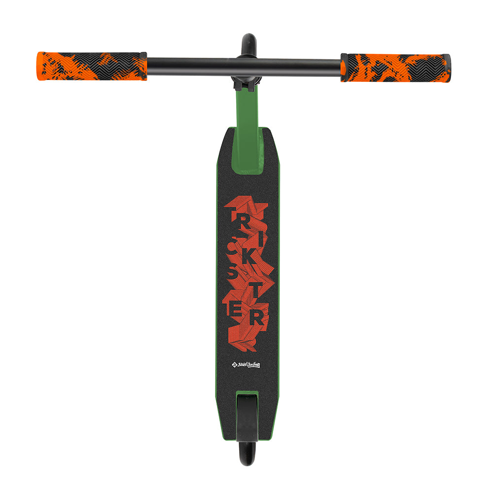 Street Surfing Trickster Tricky Green monopattino stunt bambini