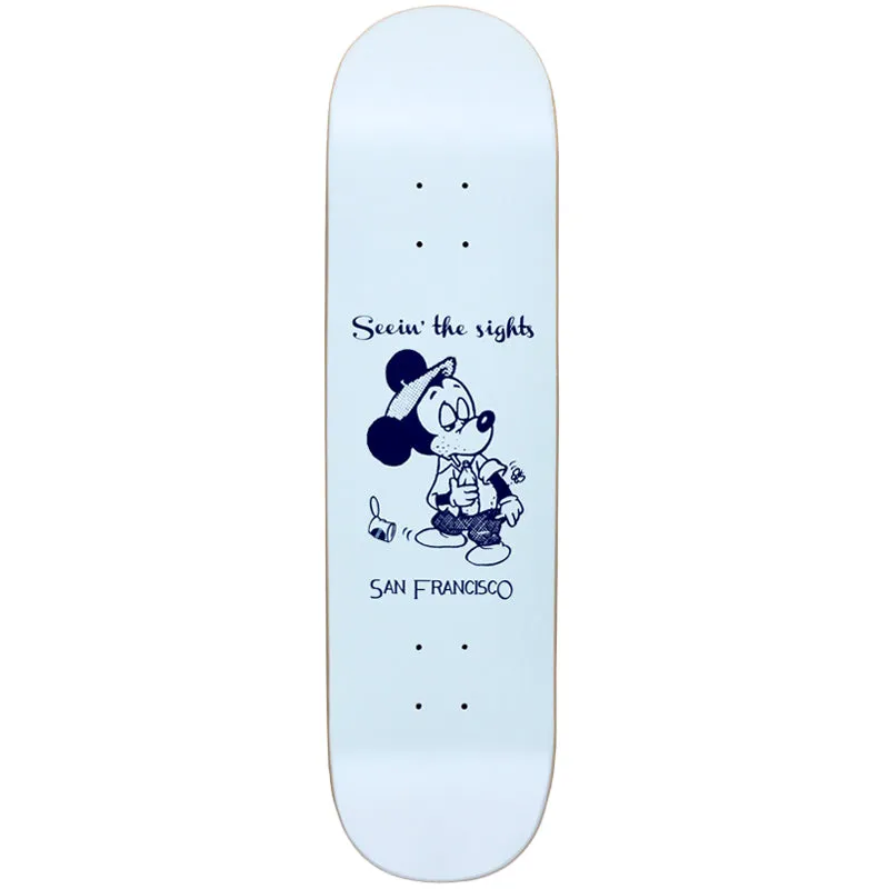 Snack Skateboarding Seein The Sights tavola skateboard 8.25 blu