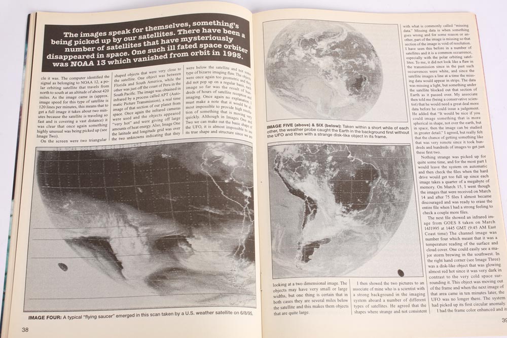 UFO Universe rivista vintage 1997 chupacabra cover-up