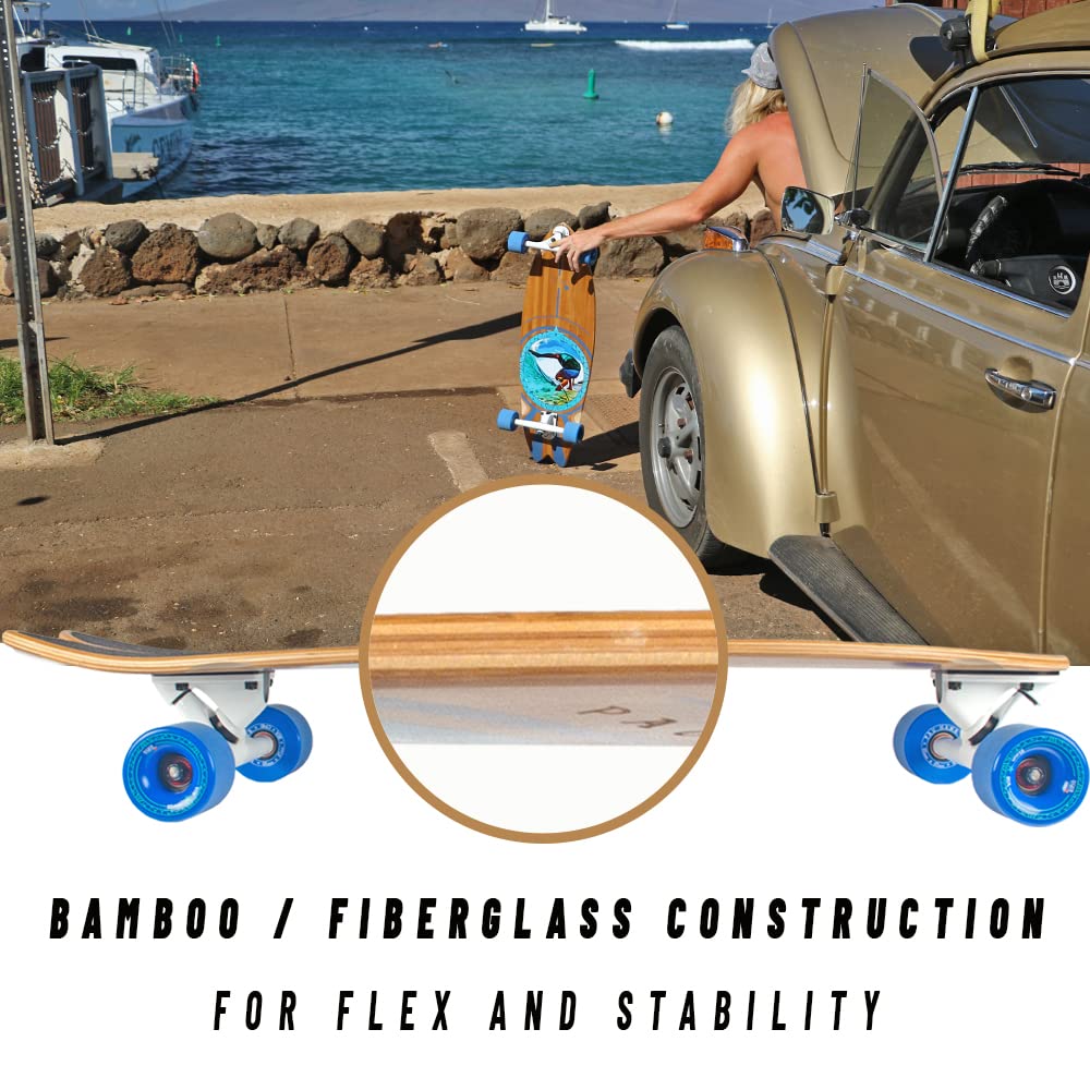 Jucker Hawaii Pau Hana cruiser fishtail 31" bamboo