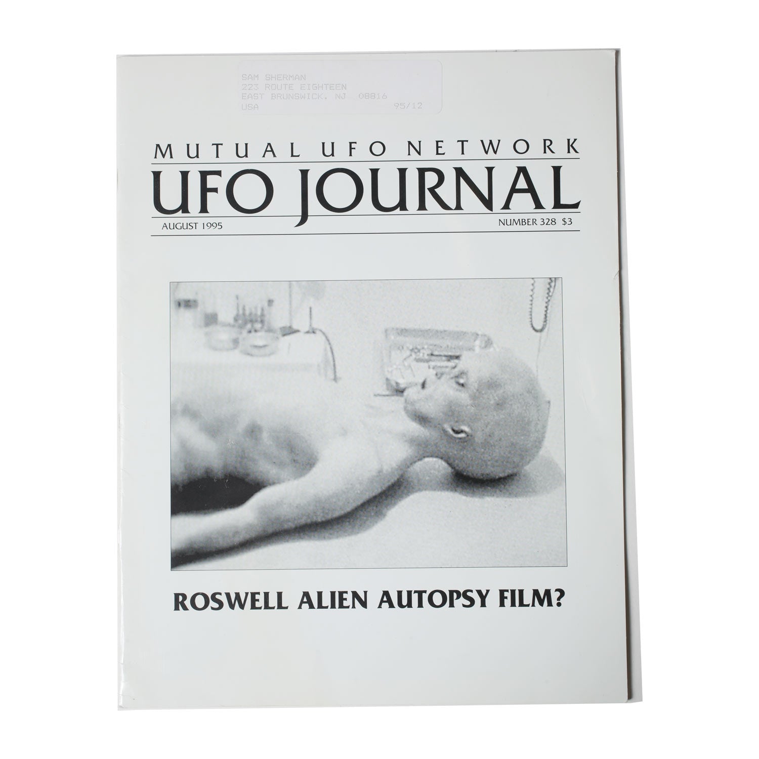 MUFON UFO Journal rivista n. 328 1995 Roswell