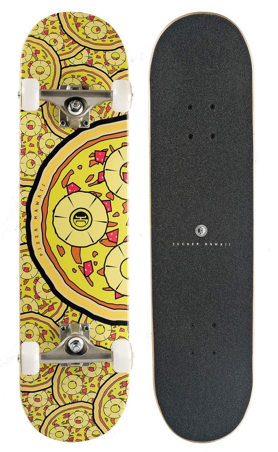 Jucker Hawaii Perky Pizzas Skateboard 8.0" Completo Acero